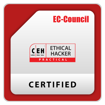 Certified Ethical Hacker (CEH) Practical badge